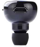 Бездротові стерео навушники AirBeats Bluetooth mini 4.0 Black Вакуумна гарнітура з вбудованим мікрофоном і шумозаглушенням для IOS і Android чорні