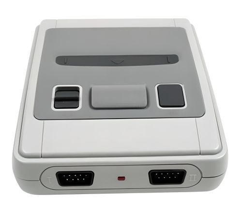 Портативна ігрова ретро приставка Dendy 620 ігор Денді 8 Bit Super Mini SFC, Дитяча консоль 8 біт з двома джойстиками і вбудованими іграми Сіра
