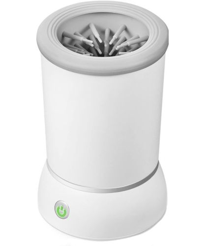Автоматична лапомойка Pet Foot Wash 827-6 з силіконовими щетинками для миття лап собак і кішок акумуляторна мийка стакан Очищувач для тварин