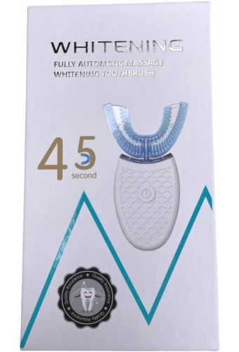 Електрична зубна щітка-капа Whitening MAG-625 для відбілювання зубів, автоматична ультразвукова U-подібна щітка-капа зі стерилізацією USB