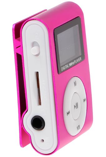 Мини MP3-плеер Toto TPS-02 With Display Earphone портативный медиа плеер с LCD дисплеем и клипсой для крепления MP3 WMA microSD USB 48х28х12 см