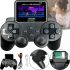 Ігрова міні ретро приставка геймпад Gamepad Jetson SEGA S10 на 520 вбудованих ігор, Бездротова консоль з екраном 2.4 LCD від акумулятора Чорна