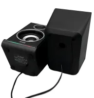 Проводные компьютерные колонки Jedel S-578 2.0 6W стерео RGB колонка с регулировкой громкости, акустика с подсветкой для ПК и ноутбука от USB