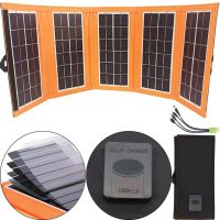 Складная солнечная панель Xinpuguang Olsace 10W 6V на 5 секций для зарядки телефона с USB, Водонепроницаемая гибкая батарея для кемпинга