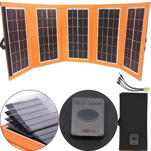 Складная солнечная панель Xinpuguang Olsace 10W 6V на 5 секций для зарядки телефона с USB, Водонепроницаемая гибкая батарея для кемпинга