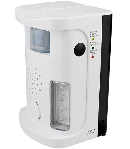Многофункциональный отпугиватель животных Pest Repeller Aosio AN-B010 ультразвуковое устройство с индикатором и датчиком движения от сети