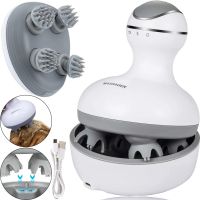 Бездротовий водонепроникний масажер Smart Scalp Massager ST-701 для голови, шиї і плечей акумуляторний масажер для кішок і собак Verte-X 3D Білий