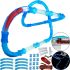 Гоночний трубопровідний трек Chariots Speed Pipes R131942 37 деталей з машинкою для дітей, Дитячий гнучкий автотрек світяться гонки в трубі з пультом