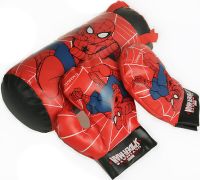 Ігровий Боксерський набір Disney Marvel Spiderman Kids Boxing Set дитяча підвісна груша з рукавички, комплект для відпрацювання ударів для боксу від 3-х років людина павук