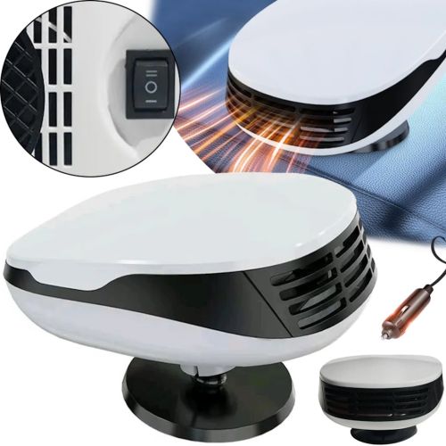 Обертовий автомобільний обігрівач 2 в 1 Car Heater SWK-1008 12V, тепловентилятор LY-395 для салону і лобового скла машини від прикурювача