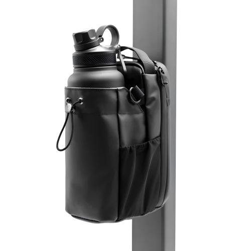 Спортивна магнітна сумка Magnetic Gym Bag Y-100 для пляшки з водою і кишенею для телефону, сумка з плечовим ременем 27х27х11см для спортзалу