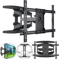Настінний поворотний кронштейн V-Star S65 55"-85" дюймів для телевізора до 68.2 кг, Підвісний тримач кріплення для ТВ плазми 55-85 дюймів Чорний