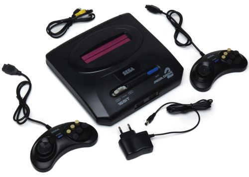 Ігрова відео приставка Sega Mega Drive 2 16bit 368 ігор з 2 бездротовими джойстиками, бездротова консоль Сега Мега Драйв для телевізора AV HDMI 