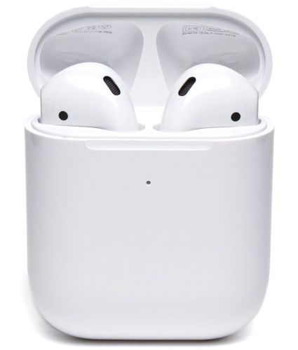 Беспроводные Bluetooth наушники Borofone BW25 сенсорные вкладыши с встроенным микрофоном и шумоподавлением TWS гарнитура в кейсе Android iOS Белые