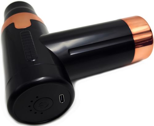 М'язовий ударний масажер Smart fascia Massager JY-760 4 насадки, ручний перкусійний вібромасажер пістолет для м'язів тіла на акумулятор JY760
