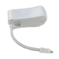 Автономна кольорова LED підсвічування Light Bowl Toilet Led для унітазу з датчиком руху і світла 8 кольорів, Світлодіодний світильник в унітаз Білий