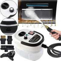 Ручний пароочисник для прибирання Steam Cleaner Ah-SL-001 2500W з високим тиском 3 насадки, Універсальний парогенератор 2500Вт від мережі Білий