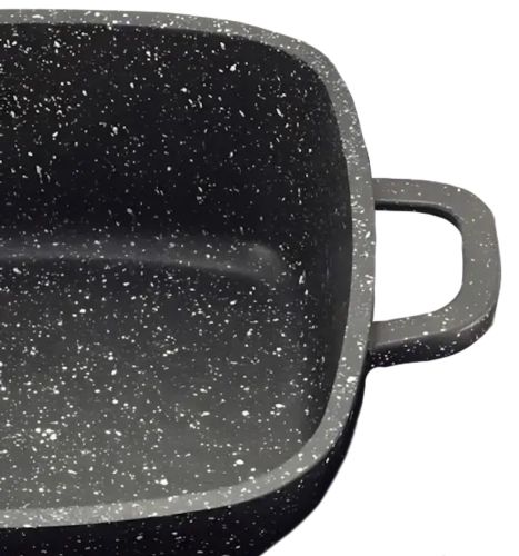 Кухонний набір посуду Bellmax Cookware Set BM - 132 3 казана і сковорода для приготування їжі , каструлі з кришками і гранітним покриттям 9 предметів