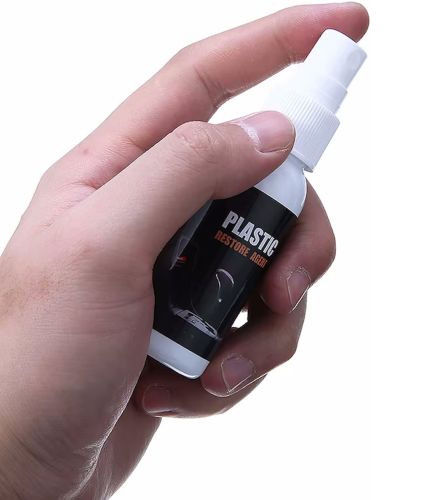 Спрей для полировки пластика авто Plastic Restore AND-95 30 мл средство для восстановления пластиковых деталей, бамперов, молдингов автомобиля