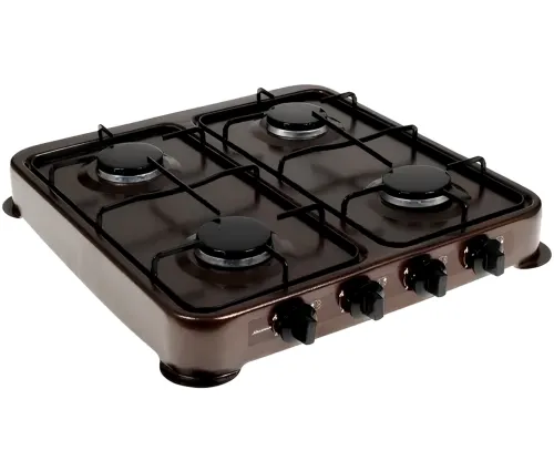 Настільний газовий таганок плита Domotec MS-6604 на 4 конфорки, газова плита