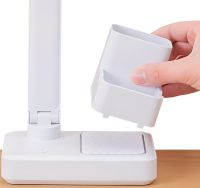 Настільна сенсорна лампа Digad 1963 з Power bank USB на акумуляторі 5W 6000 mah, складна акумуляторна LED лампа ліхтар 48LED 3 режими
