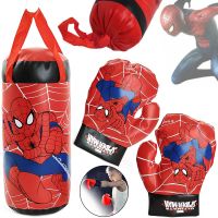 Ігровий Боксерський набір Disney Marvel Spiderman Kids Boxing Set дитяча підвісна груша з рукавички, комплект для відпрацювання ударів для боксу від 3-х років людина павук