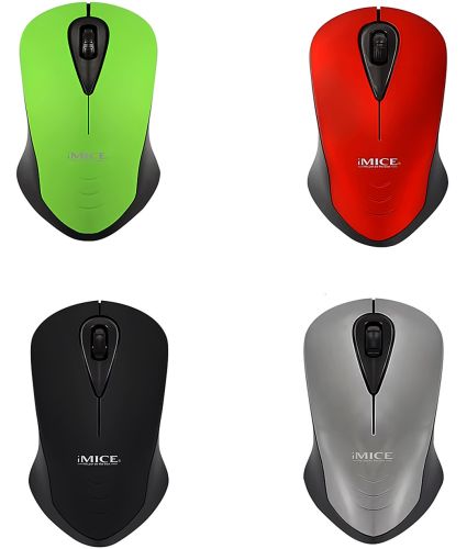 Беспроводная игровая Bluetooth мышка iMICE E-2370 для компьютера и ноутбука 2.4GHZ 1600 DPI геймерская оптическая блютуз мышь для ПК от батареек USB