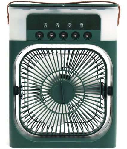 Настільний вентилятор зі зволожувачем Air Cooler Fan CX-39 600 мл кондиціонер з водяним охолодженням повітря, відсіком для льоду і RGB підсвічуванням від USB