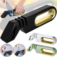 Ручная точилка для кухонных ножей Knife Sharpener NJ-522 4 в 1 настольная механическая ножеточка 5 секунд, точило для ножниц 3 уровня заточки