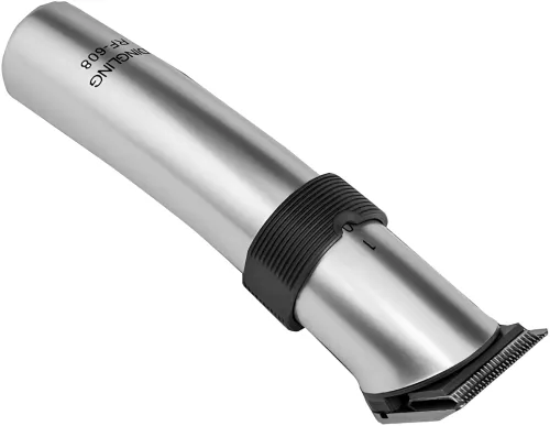 Акумуляторна машинка для стрижки Dingling RF-608 бездротовий чоловічий тример для окантовки бороди та вусів на підставці