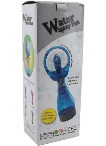Ручний міні вентилятор з зволожувачем Water Spray Fan HP-8333 2 в 1 зволожувач повітря на батарейках з ємністю для розпилення води 285 мл