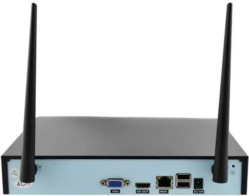 Комплект бездротового відеоспостереження відеореєстратор UKC DVR KIT 6678 WiFi набір на 8 вуличних камер з датчиком руху для зовнішнього спостереження