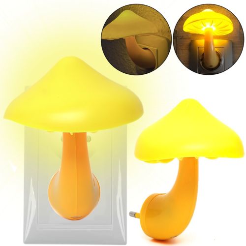 Нічник грибочок з датчиком освітлення Mushroom LED Night Light bg146 світлодіодний дитячий Автоматичний світильник гриб в розетку AC Prof 603