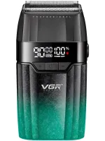 Набір для стрижки волосся VGR V-640 S3 3 в 1 акумуляторна машинка, тример і електробритва для окантовки бороди і вусів зі змінними насадками від USB
