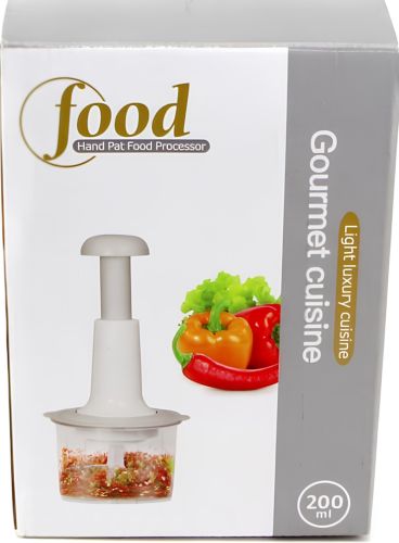 Ручний подрібнювач овочів Food Processor RM-U-A004 2000мл кухонний міні блендер з трьома лезами і контейнером для подрібнення продуктів FPC-01