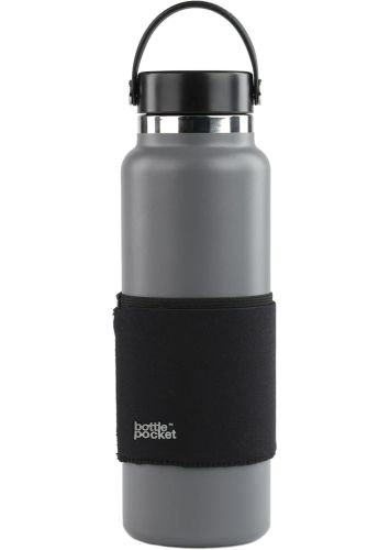 Чохол з кишенею для спортивної пляшки Bottle Pocket до 1 л тканинний кишеню органайзер для зберігання смартфона, ключів, карток і навушників