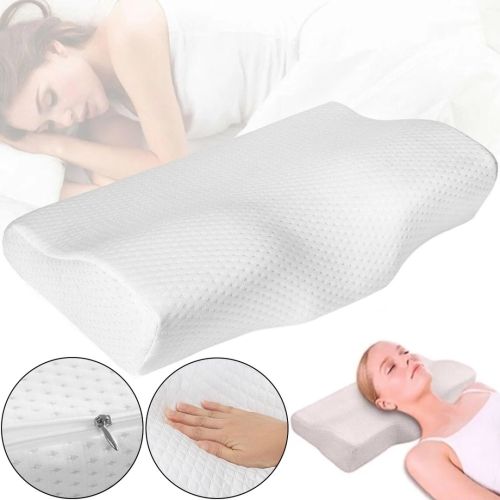 Ортопедическая подушка с эффектом памяти Memory Latex Pillow TV50092 анатомическая гипоаллергенная подушка с двумя валиками для поддержки шеи и плеч