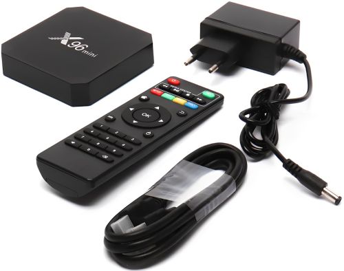Смарт приставка Smart TV Box X96 Mini 4k 2GB / 16GB Цифрова смарт-приставка, ТВ медіаплеєр Android з вбудованим WiFi модулем і пультом для телевізора