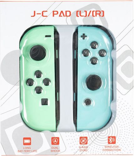 Бездротові контролери Joy-Con Blue Green для Nintendo Switch J-C PAD ігровий змінний перемикач джойкон 103х44х28 мм геймпад USB Bluetooth