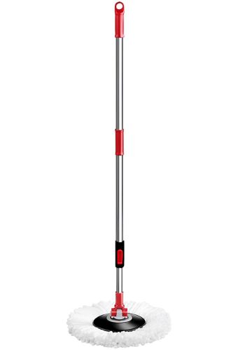 Комплект швабра з турбо віджимом і відром Spin Mop 360 10 л набір для прибирання та миття підлоги Magic Mop телескопічна швабра з насадкою з мікрофібри