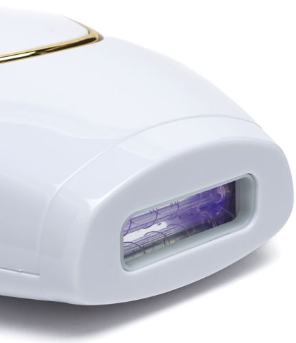 Лазерний фотоепілятор Intense Pulse Light White IPL109 36 W домашній епілятор з дисплеєм, апарат для видалення волосся на обличчі й тілі 600000 спалахів