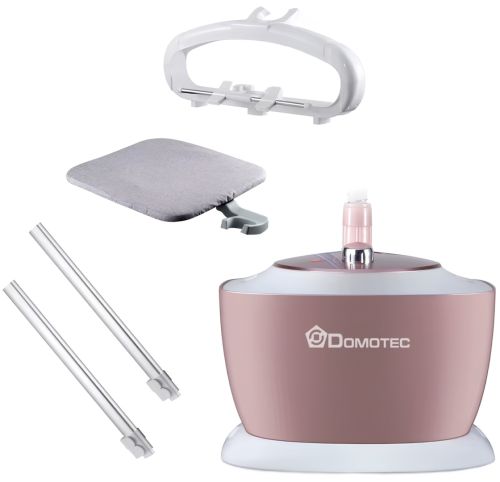 Вертикальний паровий відпарювач Domotec MS-3042 на 1.6л підлоговий парогенератор для прасування і відпарювання одягу з вішалкою і прасувальною дошкою