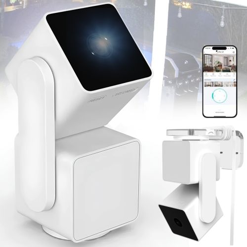 Wi-Fi камера видеонаблюдения Wyze Cam Pan V3 1080p HD поворотная IP видеокамера с цветным ночным видением и датчиком движения с креплением на стену