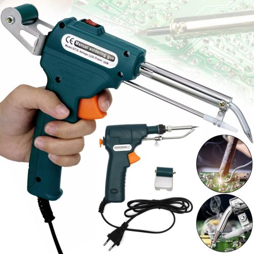 Електричний паяльник Mingmenhanjiang Soldering Tool GT10-60W з автоматичною подачею припою під жала 900M ручний пістолет для пайки від мережі 220V
