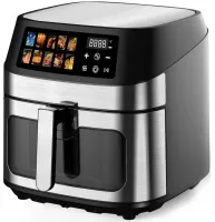 Безмасляна аерофритюрниця мультипіч Domotec MS-3222 12л 2800W з регулюванням температури для приготування їжі, фритюрниця з функцією аерогрилю