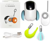 Розумна іграшка бадмінтон для кішок Smart Interactive Car Toy LY - 625 інтерактивна акумуляторна машинка для котів з дистанційним управлінням USB