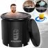 Надувна бочка для моржування Ice Bath Spa BF-300 300 л кругла каркасна ванна для крижаної терапії та відновлення, купіль для холодних ванн