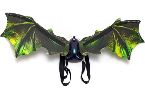 Дитячі рухливі крила Динозавра Dinosaur Wings 2 електричні карнавальні крила на ремінцях з підсвічуванням музикою і ефектом пурхання 85 см