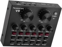 Зовнішня звукова Аудіо карта V8 зовнішня USB-гарнітура, настільна бездротова аудіосистема Bluetooth з режимом запису голосу для мікрофона V-8