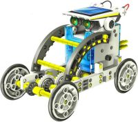 Развивающий робот конструктор Solar Robot 14 в 1 роботостроение на солнечной батареи, игрушка трансформер на 2 уровня сложности для детей от 10 лет